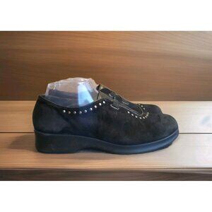 Stonefly Studded Slip On Shoes Women's Size EU 40 US 8.5 Black